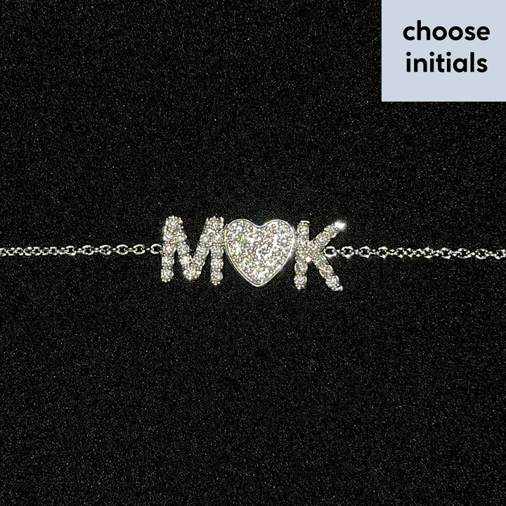 Forever Linked Personalized Initial Bracelet