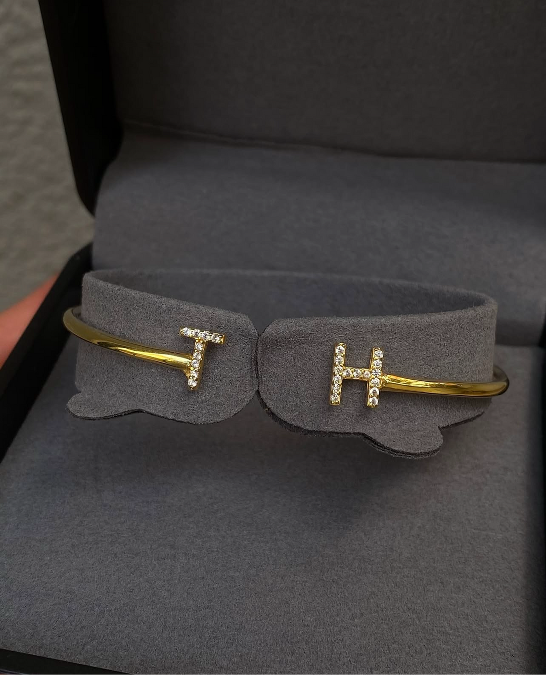 Signature Initials Cuff Bracelet