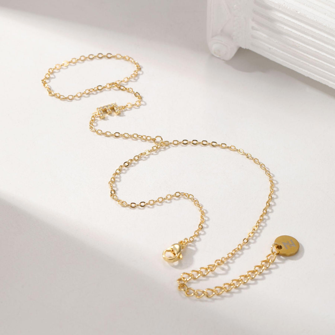 Custom Crystal Initial Hand Chain
