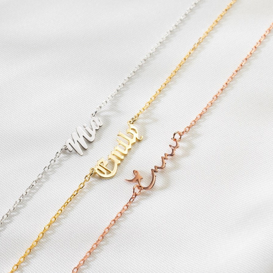 Personalized Name Anklet for girls