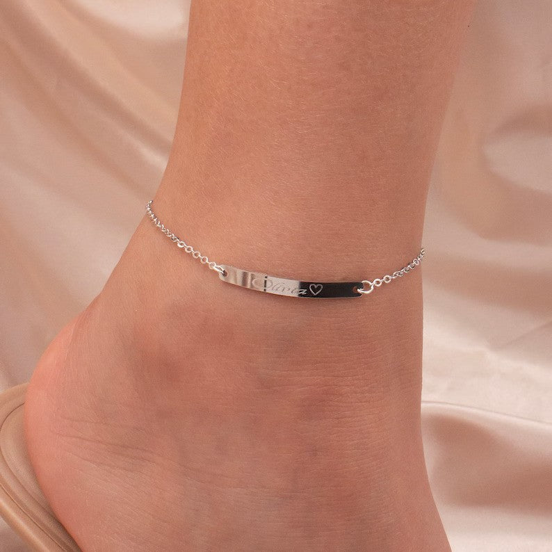 Personalized Custom Name Anklets