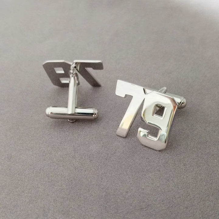 Personalized Number Cuff Links