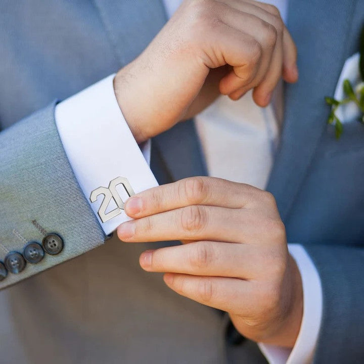 Personalized Number Cuff Links