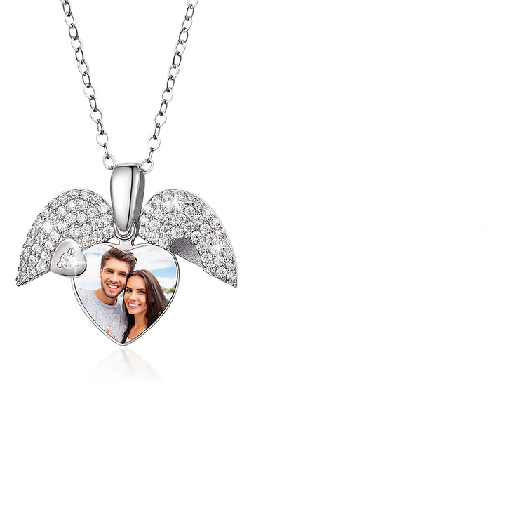 Personalized Photo Heart Locket Necklace