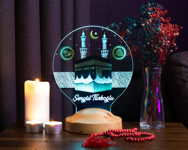 Kaaba with Name Night Lamp