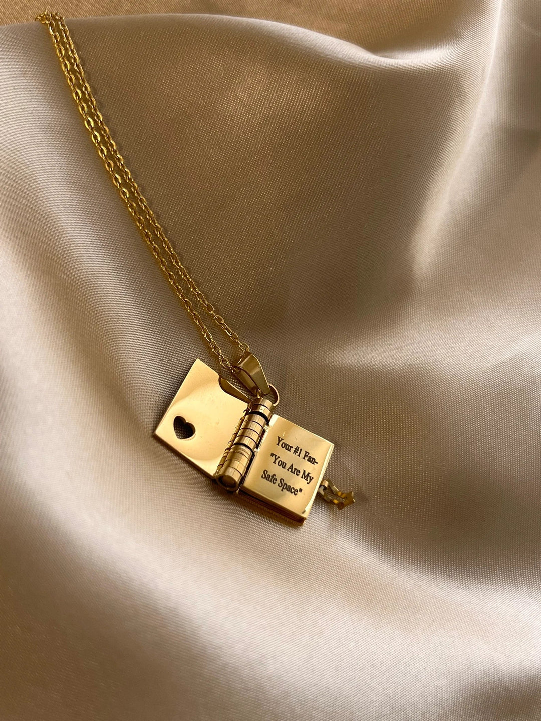 Book Necklace - Any Message Inside