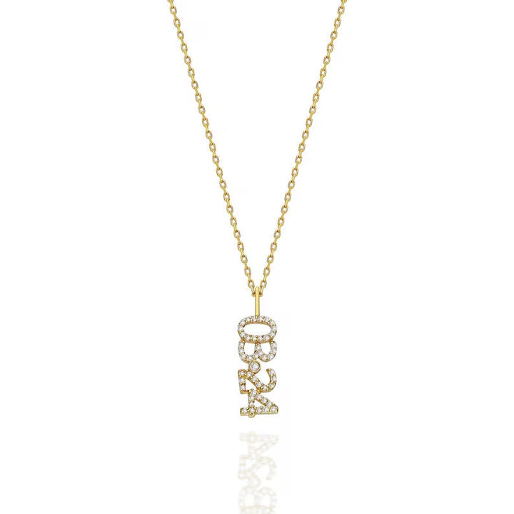 Diamond Date-Number/Name Necklace