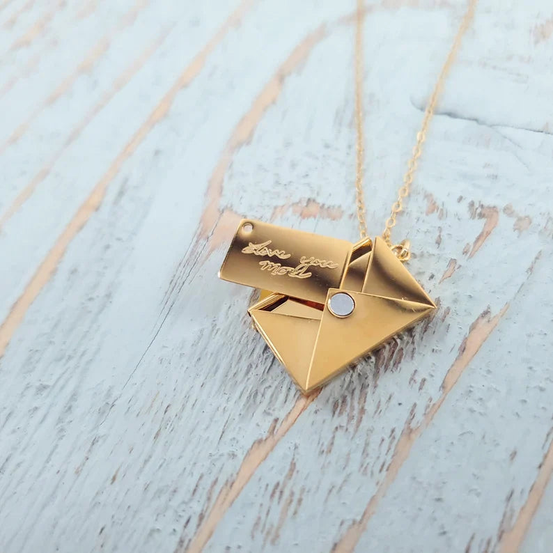 Envelope Love Necklace