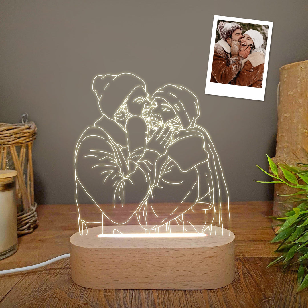 ⭐ Lampiece™ Custom Memory Lamp + FREE Name Necklace